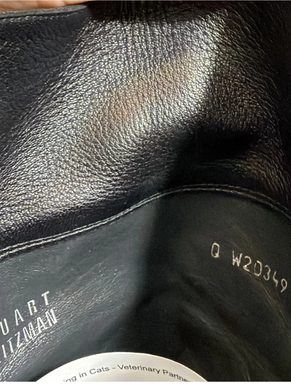 Stuart Weitzman • 50/50 OTK Over The Knee Nappa Leather Boots Black 7.5